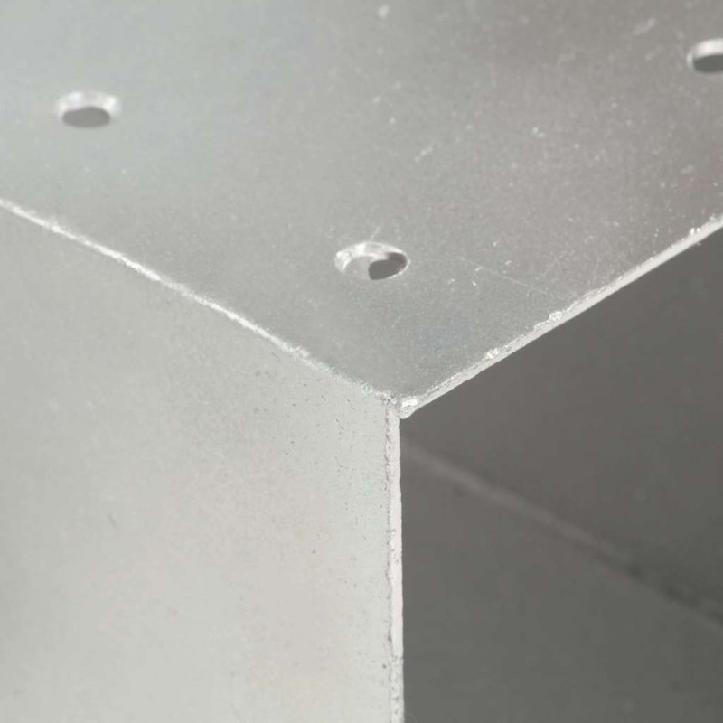 Łączniki w kształcie Y, 4 szt., galwanizowany metal, 71x71 mm