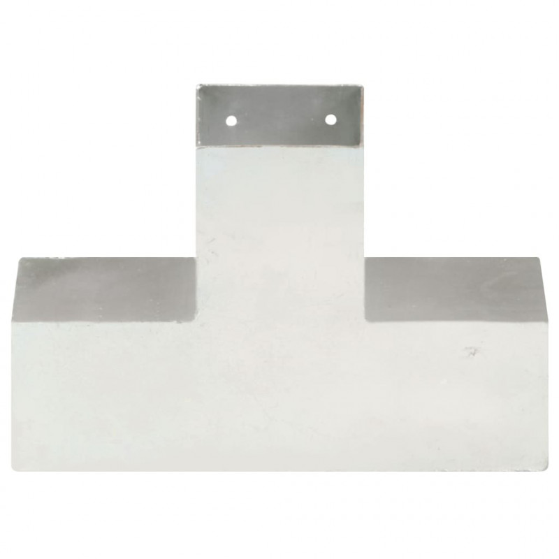 Łącznik do słupków w kształcie X, galwanizowany metal, 91x91 mm