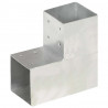 Łącznik słupków w kształcie L, galwanizowany metal, 101x101 mm