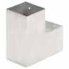 Łączniki w kształcie L, 4 szt., galwanizowany metal, 101x101 mm