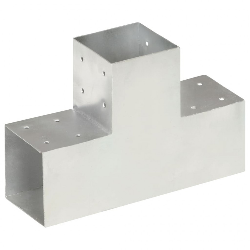 Łącznik w kształcie T, galwanizowany metal, 101x101 mm