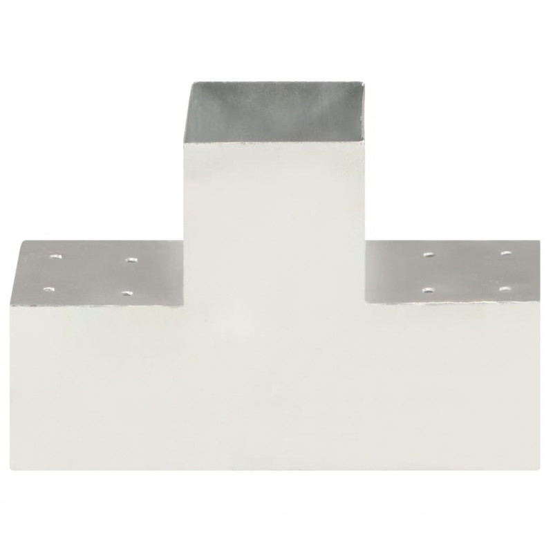 Łącznik w kształcie T, galwanizowany metal, 101x101 mm