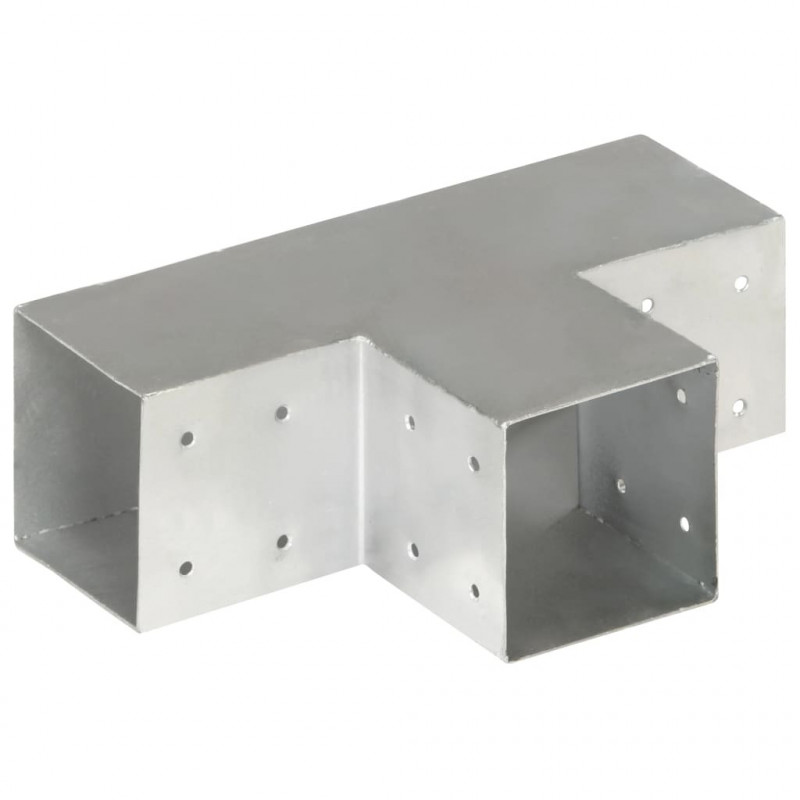Łącznik w kształcie T, galwanizowany metal, 101x101 mm