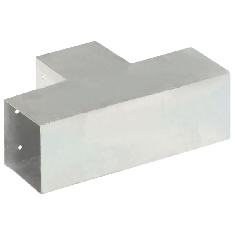 Łącznik w kształcie T, galwanizowany metal, 101x101 mm