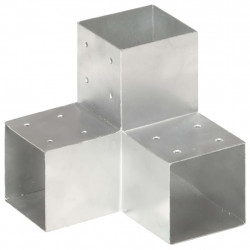Łącznik w kształcie Y, galwanizowany metal, 101x101 mm