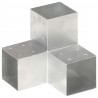 Łącznik w kształcie Y, galwanizowany metal, 101x101 mm