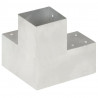 Łącznik w kształcie Y, galwanizowany metal, 101x101 mm