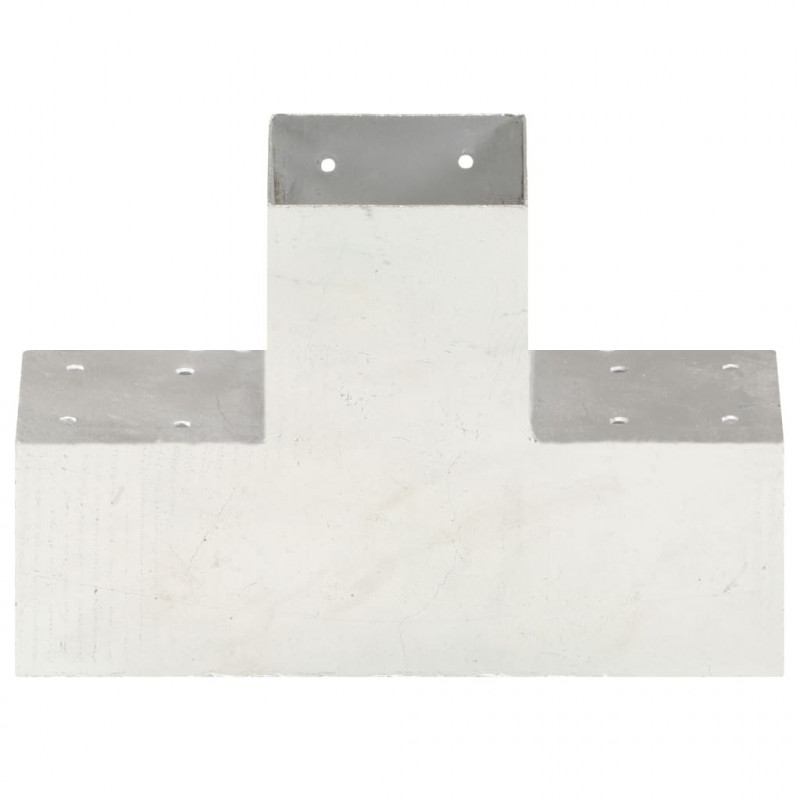 Łącznik w kształcie X, galwanizowany metal, 101x101 mm