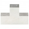 Łącznik w kształcie X, galwanizowany metal, 101x101 mm