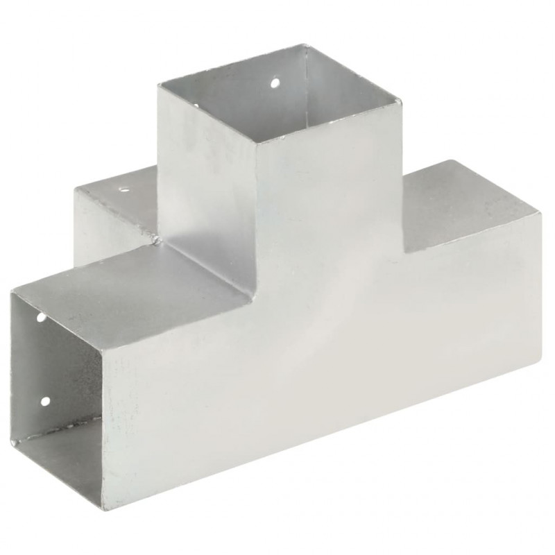 Łącznik w kształcie X, galwanizowany metal, 101x101 mm
