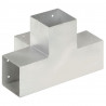 Łącznik w kształcie X, galwanizowany metal, 101x101 mm