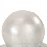 Zatyczki na słupki, 6 szt., kule, galwanizowany metal, 71x71 mm