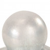 Zatyczki na słupki, 6 szt., kule, galwanizowany metal, 91x91 mm