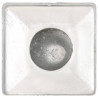 Zatyczki na słupki, 6 szt., kule, galwanizowany metal, 91x91 mm