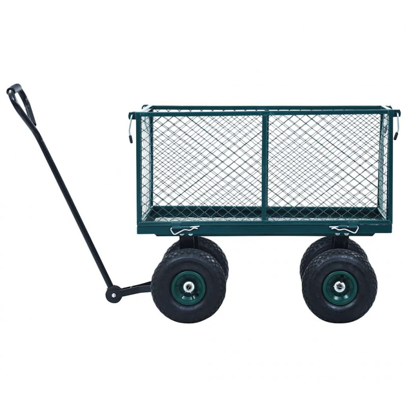 Ogrodowy wózek ręczny, zielony, 350 kg