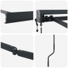 Markiza Antracyt 3,5 x 2,5 m Metal