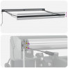 Markiza Antracyt 3,5 x 2,5 m Metal