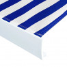 Tkanina do markizy, niebiesko-biała, 400x300 cm