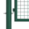 Brama ogrodowa siatkowa stalowa 400x125 cm zielona