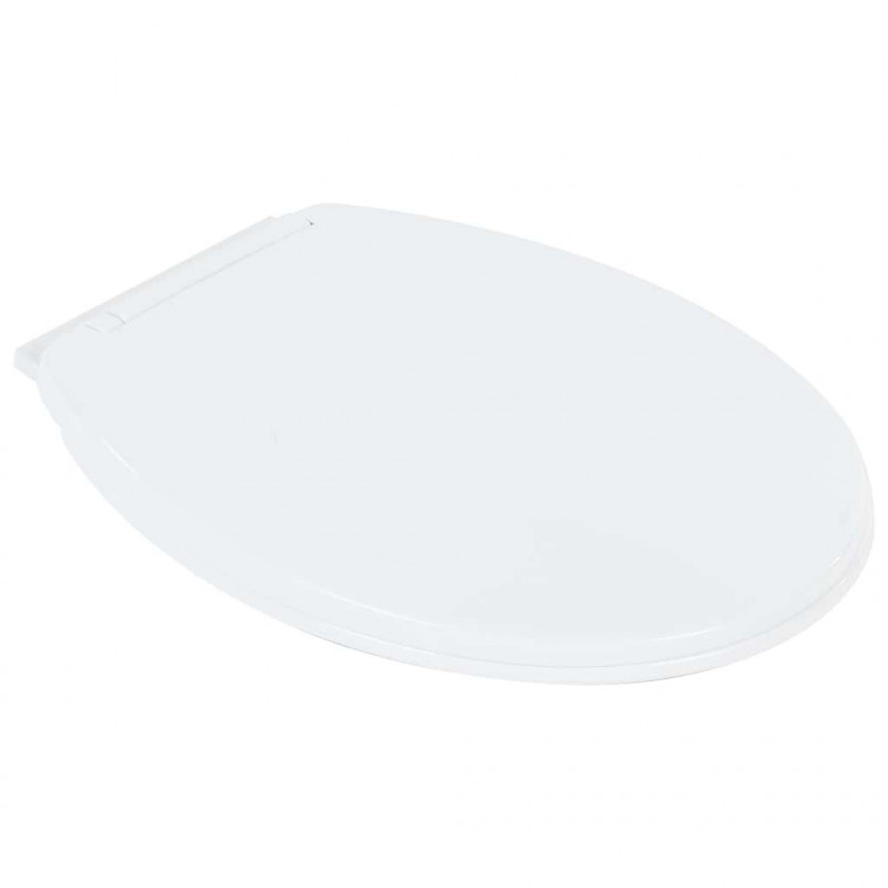Toaleta bezkołnierzowa, 7 cm dodatkowa, ciche zamykanie, ceramika, biała