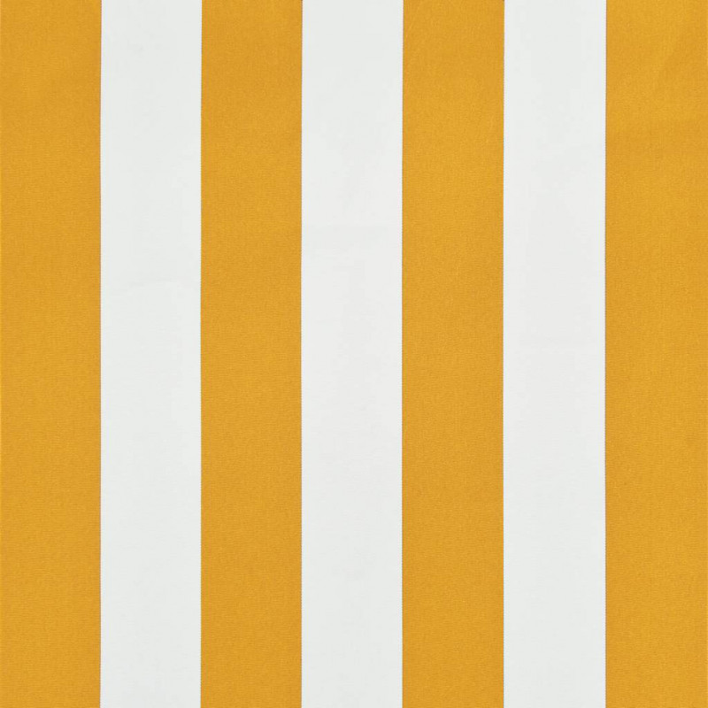 Markiza zwijana, 100 x 150 cm, biało-żółta
