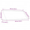 Zwijana markiza, 350x150 cm, pomarańczowo-brązowa
