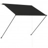 Markiza zwijana z LED, 200 x 150 cm, antracytowa