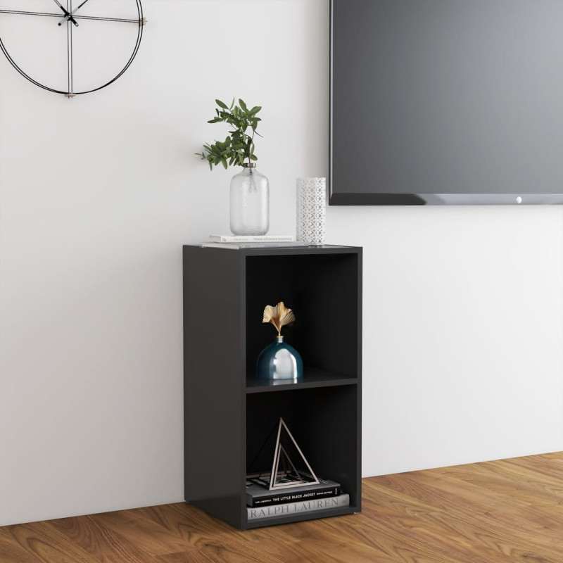 Szafka pod TV, szara, 72x35x36,5 cm, materiał drewnopochodny