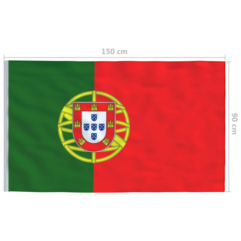 Flaga Portugalii, 90x150 cm