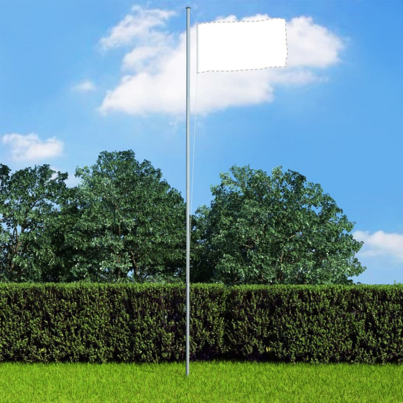 Maszt na flagę, aluminiowy, 6,2 m