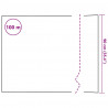 Folia okienna, matowa, w paski, 0,9x100 m, PVC