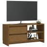 Szafka pod TV, miodowy brąz, 80x31x39 cm, drewno sosnowe