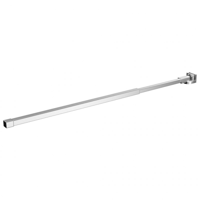 Wspornik do parawanu na wannę, stal nierdzewna, 70-120 cm