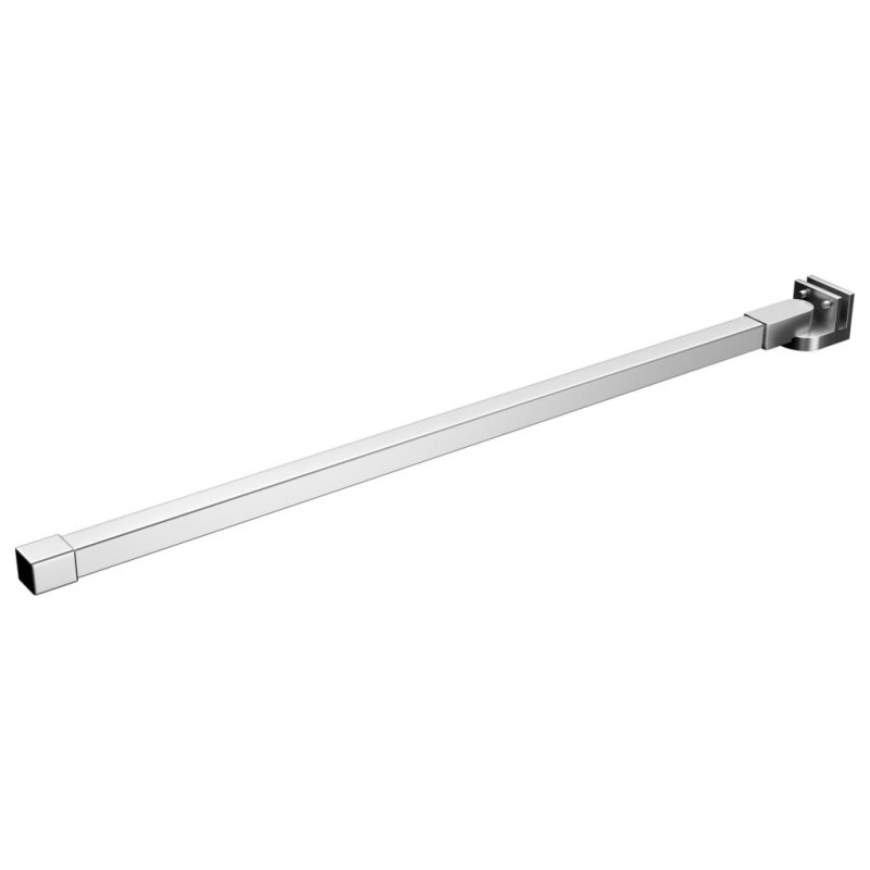 Wspornik do parawanu na wannę, stal nierdzewna, 70-120 cm