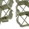 Kratki trawnikowe, 16 szt., zielone, 60x40x3 cm, plastik