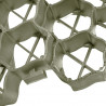 Kratki trawnikowe, 16 szt., zielone, 60x40x3 cm, plastik