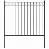 Ogrodzenie ogrodowe Assen stalowe 1,7x1,5 m czarne