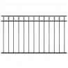 Panel ogrodzeniowy Assen stalowy 1,7x0,8 m czarny
