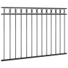 Panel ogrodzeniowy Assen stalowy 1,7x1 m czarny