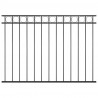 Panel ogrodzeniowy Assen stalowy 1,7x1,2 m czarny