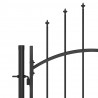 Brama ogrodowa Woerden, stal, 1x1,7 m, czarna