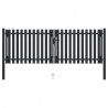 Brama ogrodzeniowa Double Door Fence Fur Steel 300x100 cm Antracyt