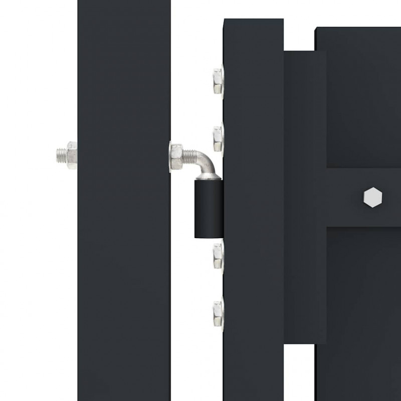 Brama ogrodzeniowa Double Door Fence Fur Steel 300x100 cm Antracyt