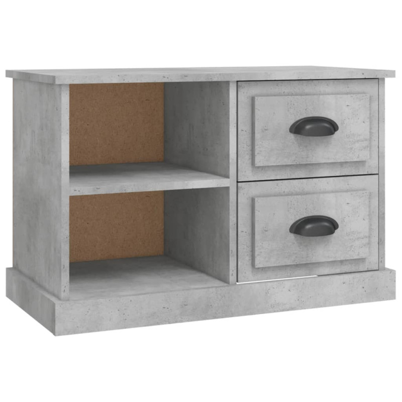 Szafka pod TV, szarość betonu, 73x35,5x47,5 cm
