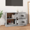 Szafka pod TV, szarość betonu, 73x35,5x47,5 cm