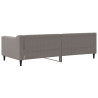 Sofa z funkcją spania, kolor taupe, 90x200 cm, obita tkaniną