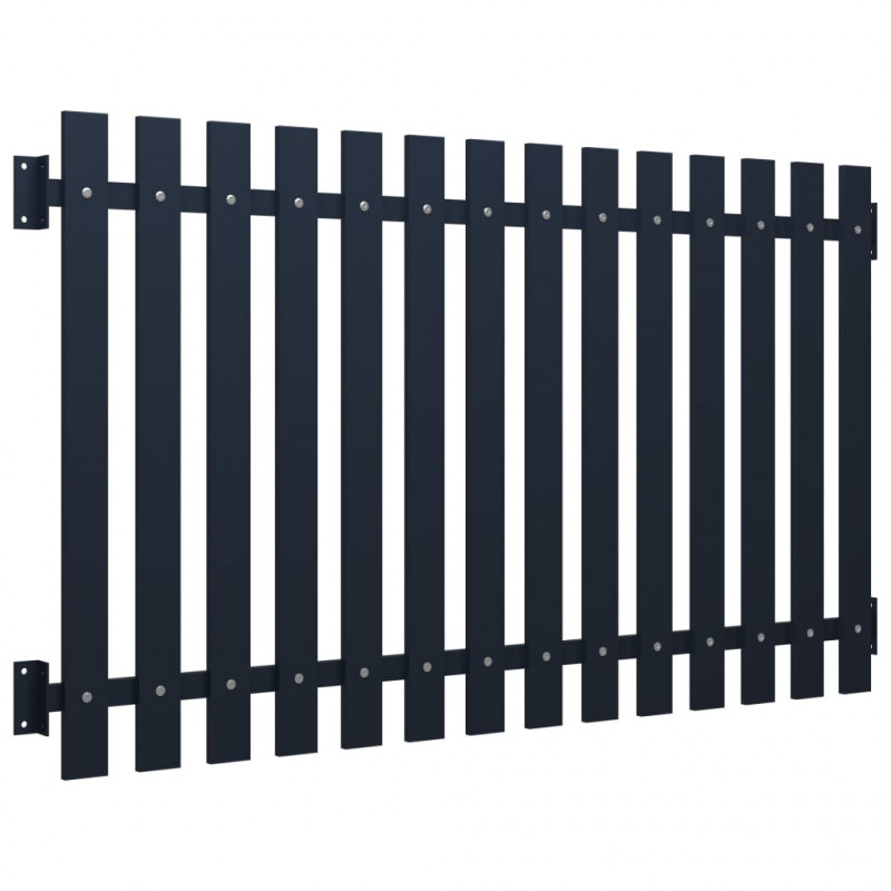 Panel ogrodzeniowy antracytowy 178x75 cm Stal malowana proszkowo