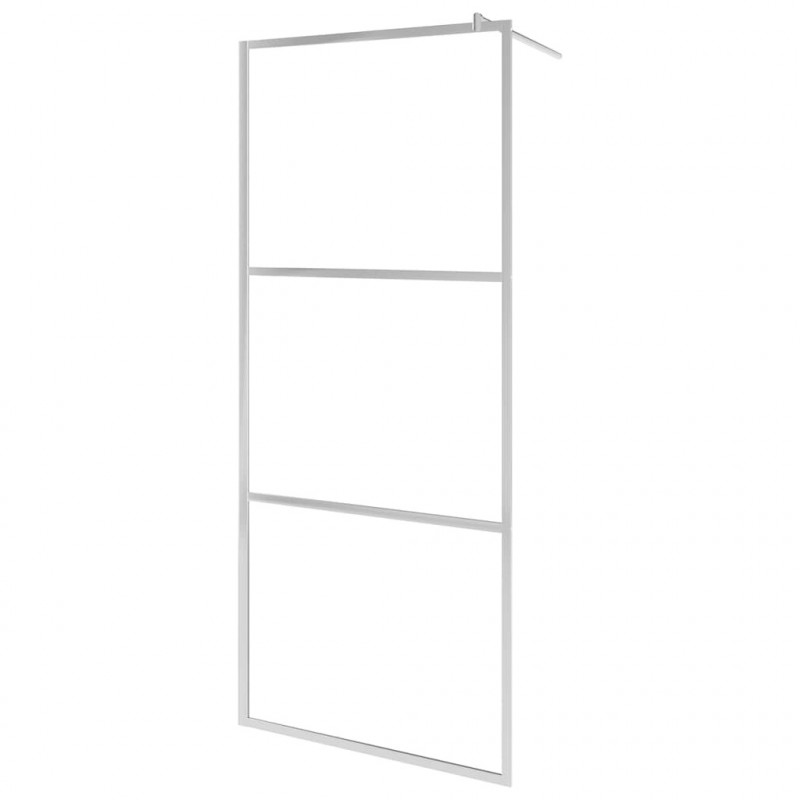 Ścianka prysznicowa, przezroczyste szkło ESG, 100 x 195 cm