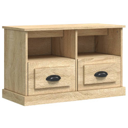 Szafka pod TV, dąb sonoma, 80x35x50 cm, materiał drewnopochodny