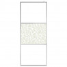 Ścianka prysznicowa, szkło ESG, wzór w kamienie, 140 x 195 cm